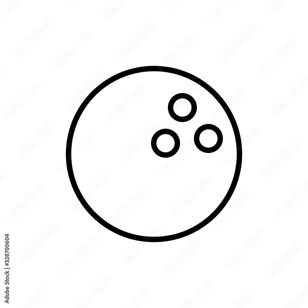 Bowling game Pin Icon isolated on white background. Bowling icon, ball and pin Bowling game Pin Icon isolated on white background. Bowling icon, ball and pin