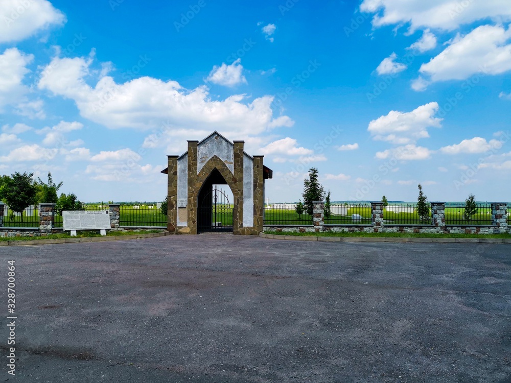A german soldier cementery in Kursk.
