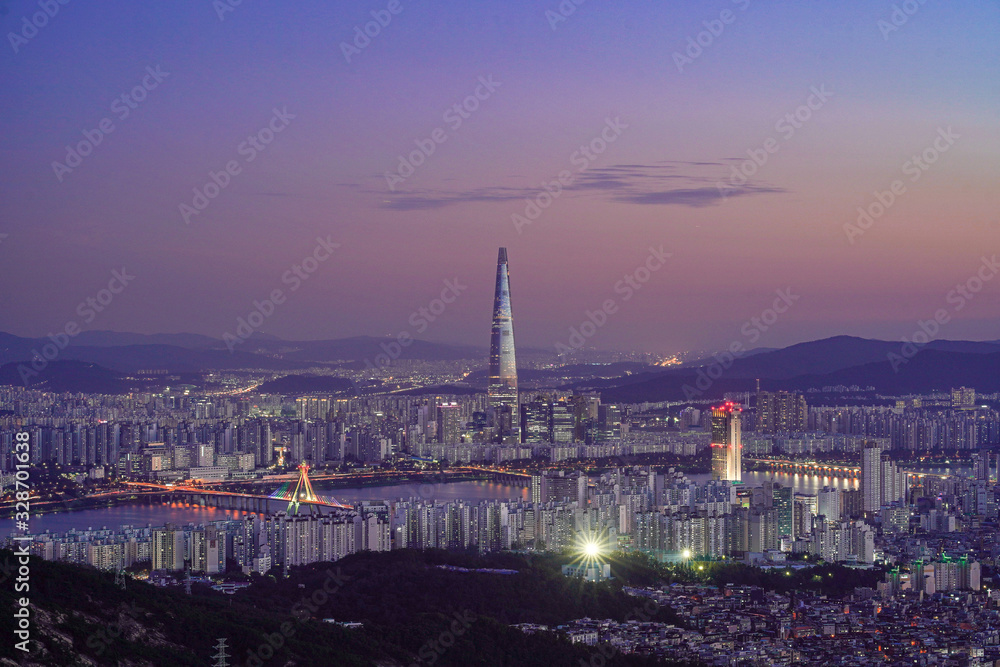 Lotte Tower In Seoul (like Mackerel)