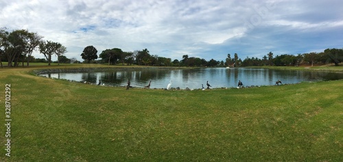 Superbe terrain de golf de Varadero, Cuba, en bordure de mer