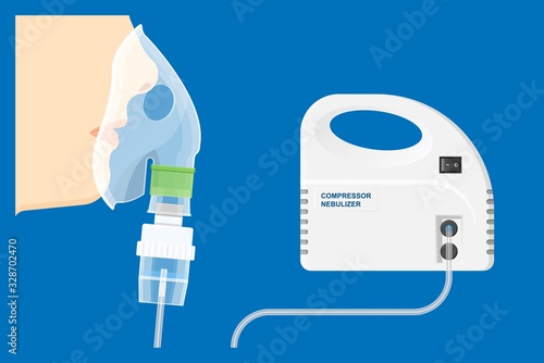 Nebulizer treatment therapy medication treat cough sick allergy patient steam allergic ambulance appliance illness chronic obstructive pulmonary disease health care asthma tool face asthmatic disorder