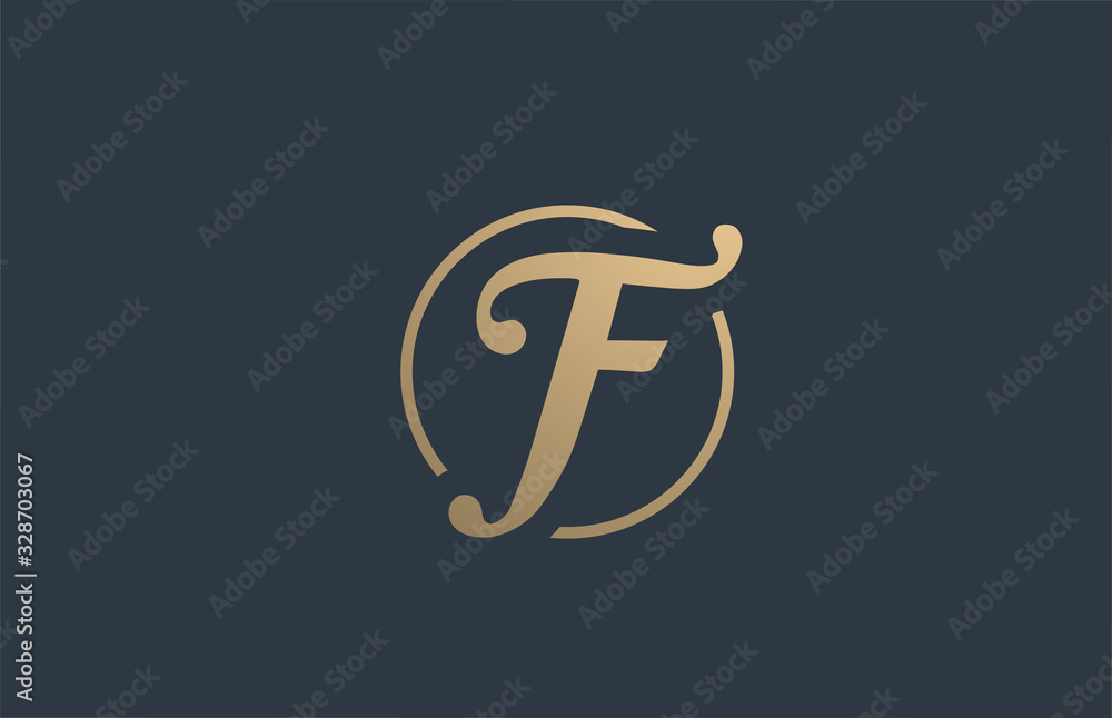 gold golden yellow alphabet letter F logo icon design for business company gold golden yellow alphabet letter F logo icon design for business company