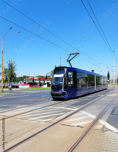 Moderus tram in Wroclaw