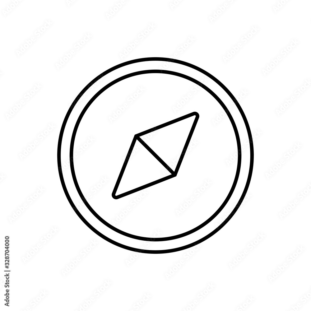 Compass vector icon isolated on white background. Compass icons on white background. Compass vector icon isolated on white background. Compass icons on white background.
