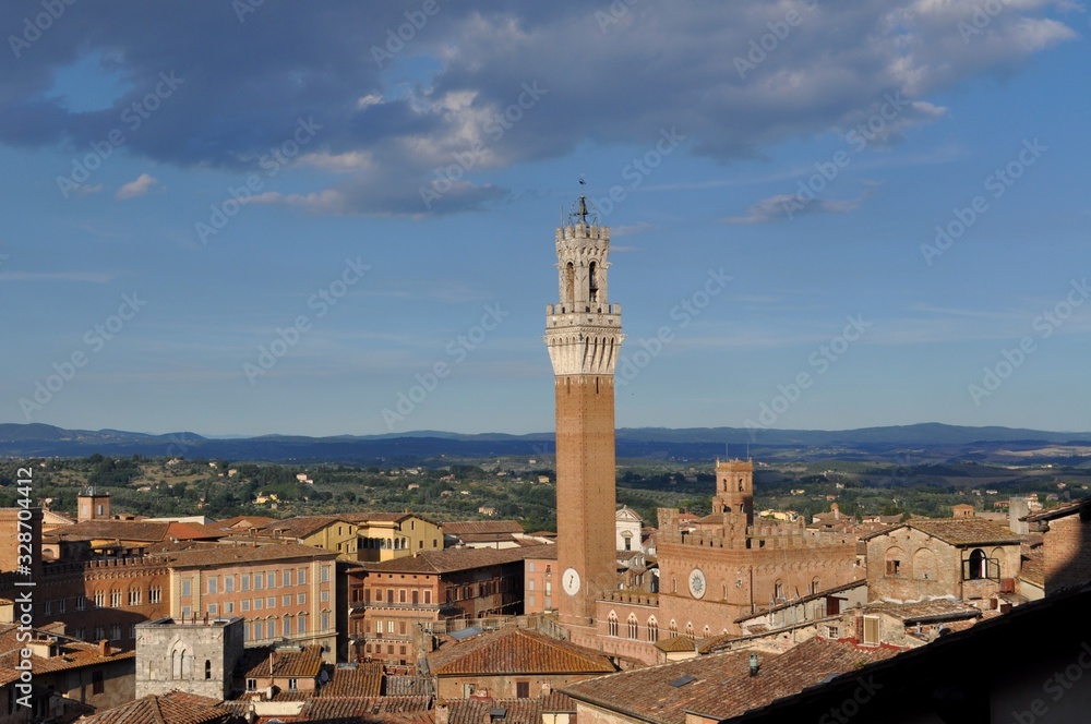 cityscape, Siena, Italy