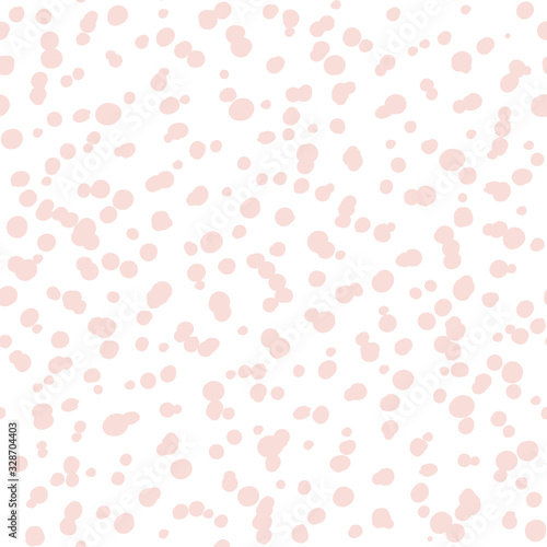 Wallpaper Mural Pink hand drawn watercolor dots. circles. Seamless pattern. Stylish repeating texture. Modern. Simple. Abstract. Torontodigital.ca