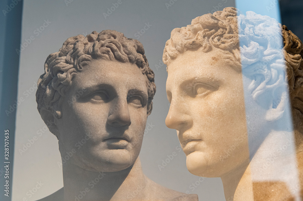 Composite portrait of a greek man Composite portrait of a greek man