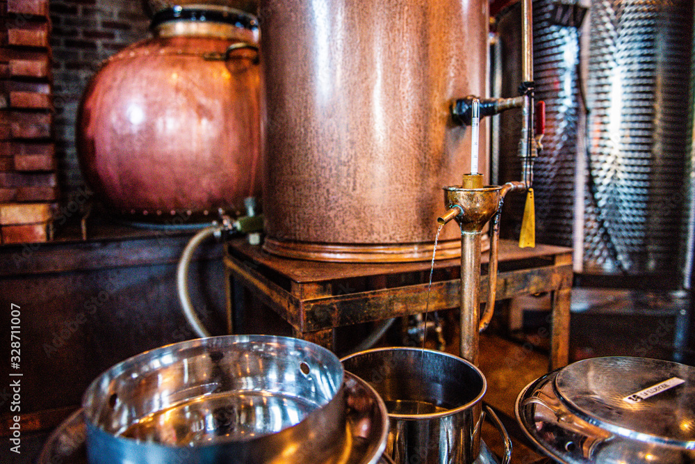 distillery scene