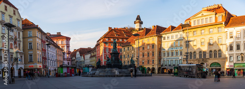 Fotografia City square panorama