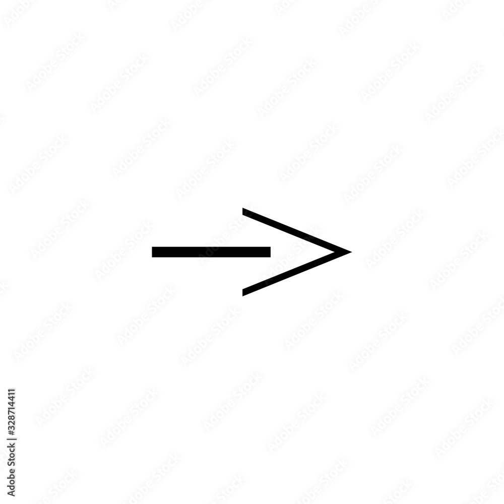 The arrow icon. Icon for business. Vector Internet arrows. The arrow icon. Icon for business. Vector Internet arrows.