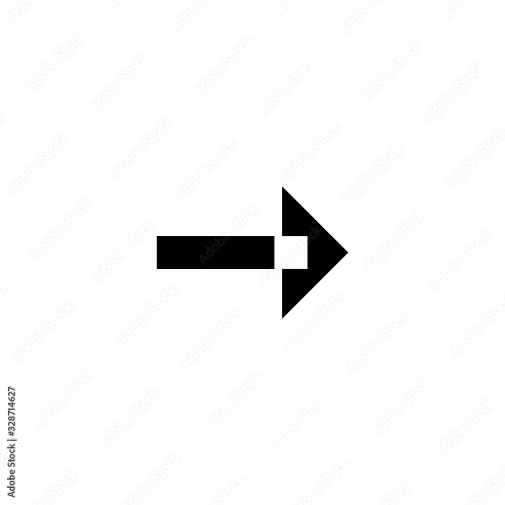 The arrow icon. Icon for business. Vector Internet arrows. The arrow icon. Icon for business. Vector Internet arrows.