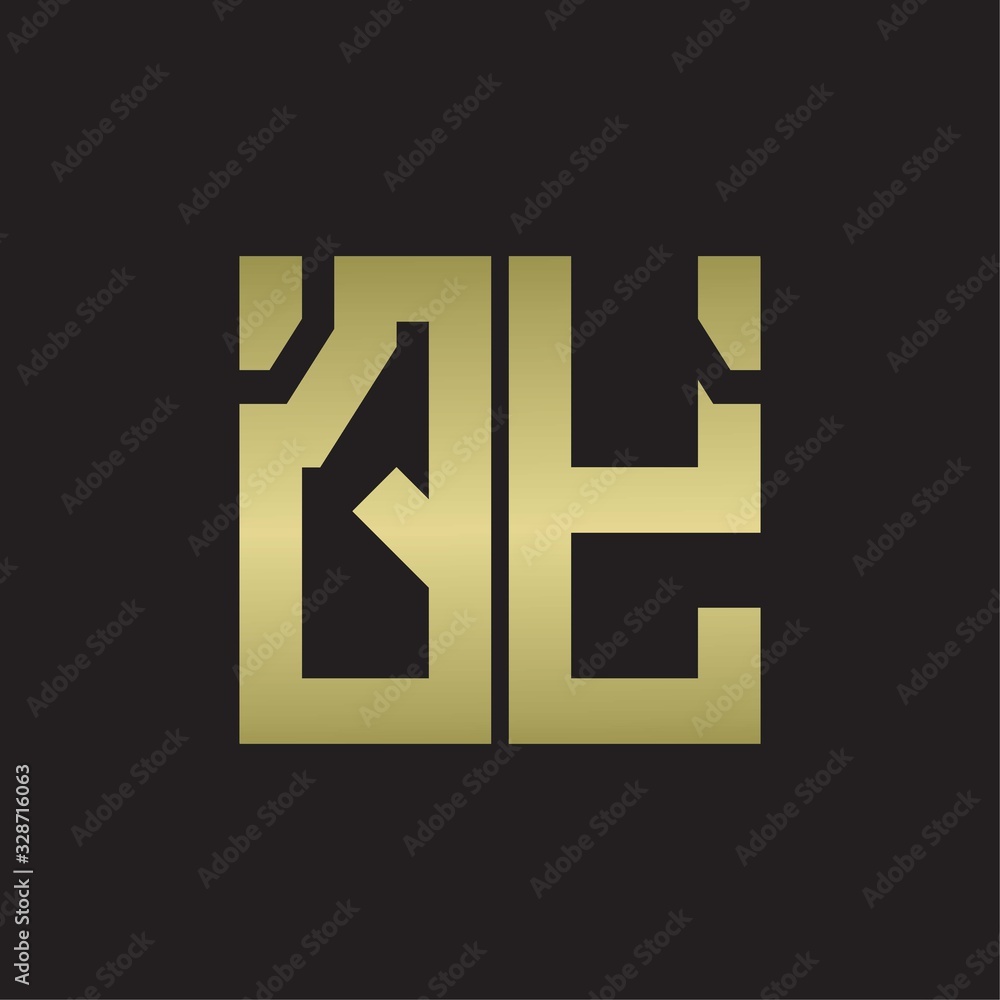 QY Logo with squere shape design template with gold colors QY Logo with squere shape design template with gold colors