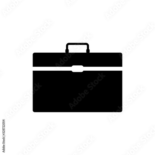 suitcase of clothes icon vector