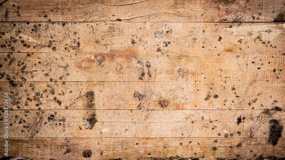 Naklejka premium old brown rustic dark grunge wooden texture - wood background