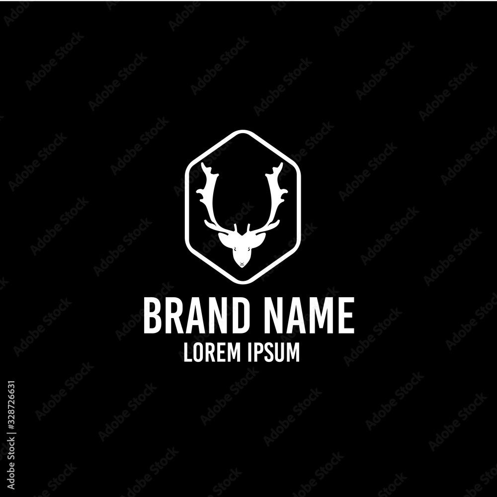Template_deer logo for your company Template_deer logo for your company