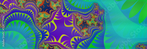 Abstract background ornament. Art paint arcane- ornate illustration