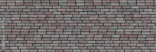 Brick wall background. 3d illustration pattern