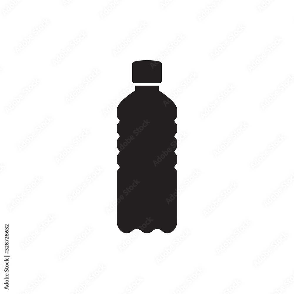 bottle icon in trendy flat design bottle icon in trendy flat design