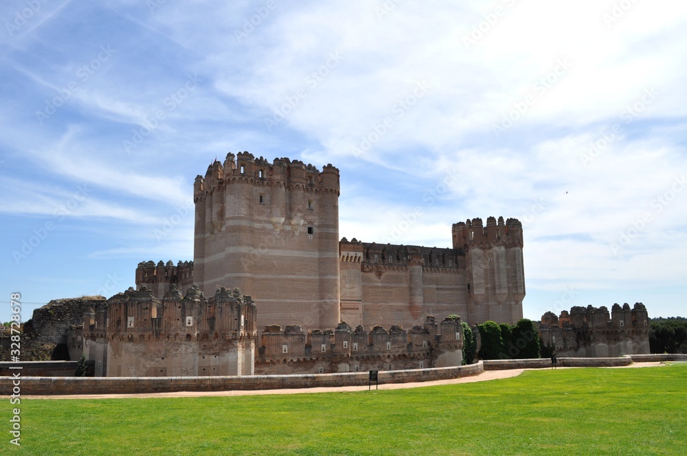 old castle, Coca, Spain