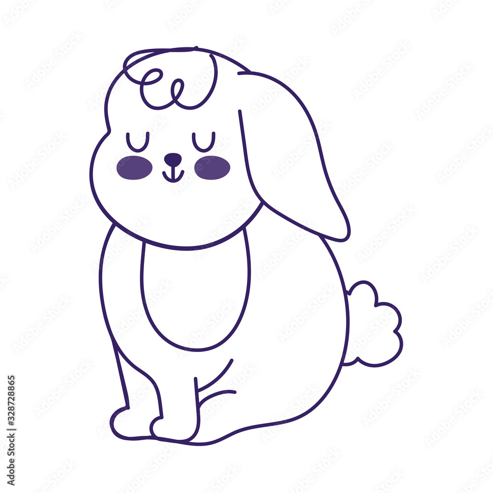 happy easter cute little rabbit cartoon season animal happy easter cute little rabbit cartoon season animal