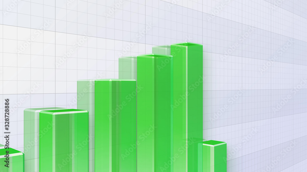 Business Economy Data Graph Chart Bar Growth Success 3D illustration background Business Economy Data Graph Chart Bar Growth Success 3D illustration background