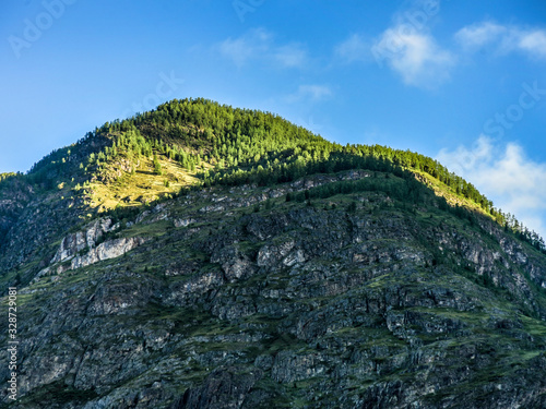 Beautiful views and landscape of Altai nature. photo