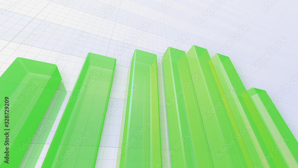 Business Economy Data Graph Chart Bar Growth Success 3D illustration background Business Economy Data Graph Chart Bar Growth Success 3D illustration background