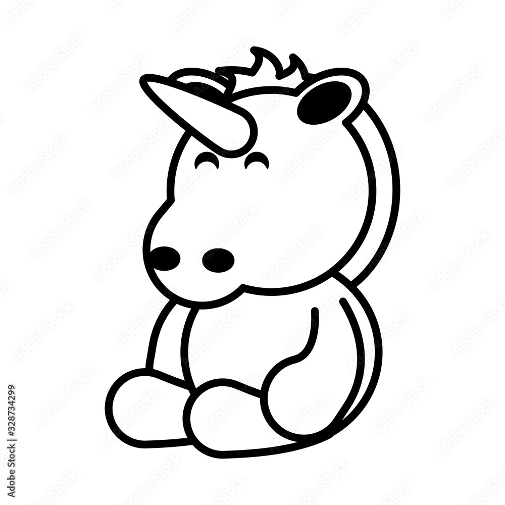 unicorn on white background, baby toys unicorn on white background, baby toys