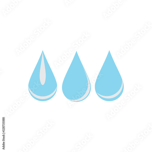 Water drop Logo Template vector