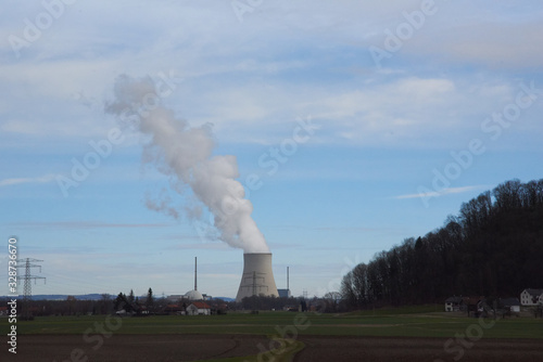 Kernkraftwerk Isar unter Volllast