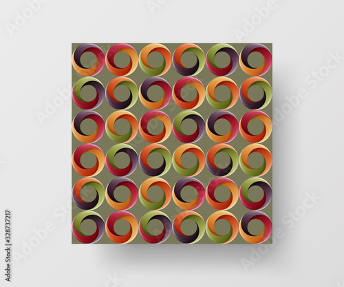 Amazing business advertisement vector mural art square banner mock up. Modern corporate abstract geometric illustration design layout background. Company identity quadrangle texture brochure template.