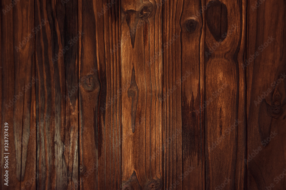 Warm brown wood board use for background Warm brown wood board use for background