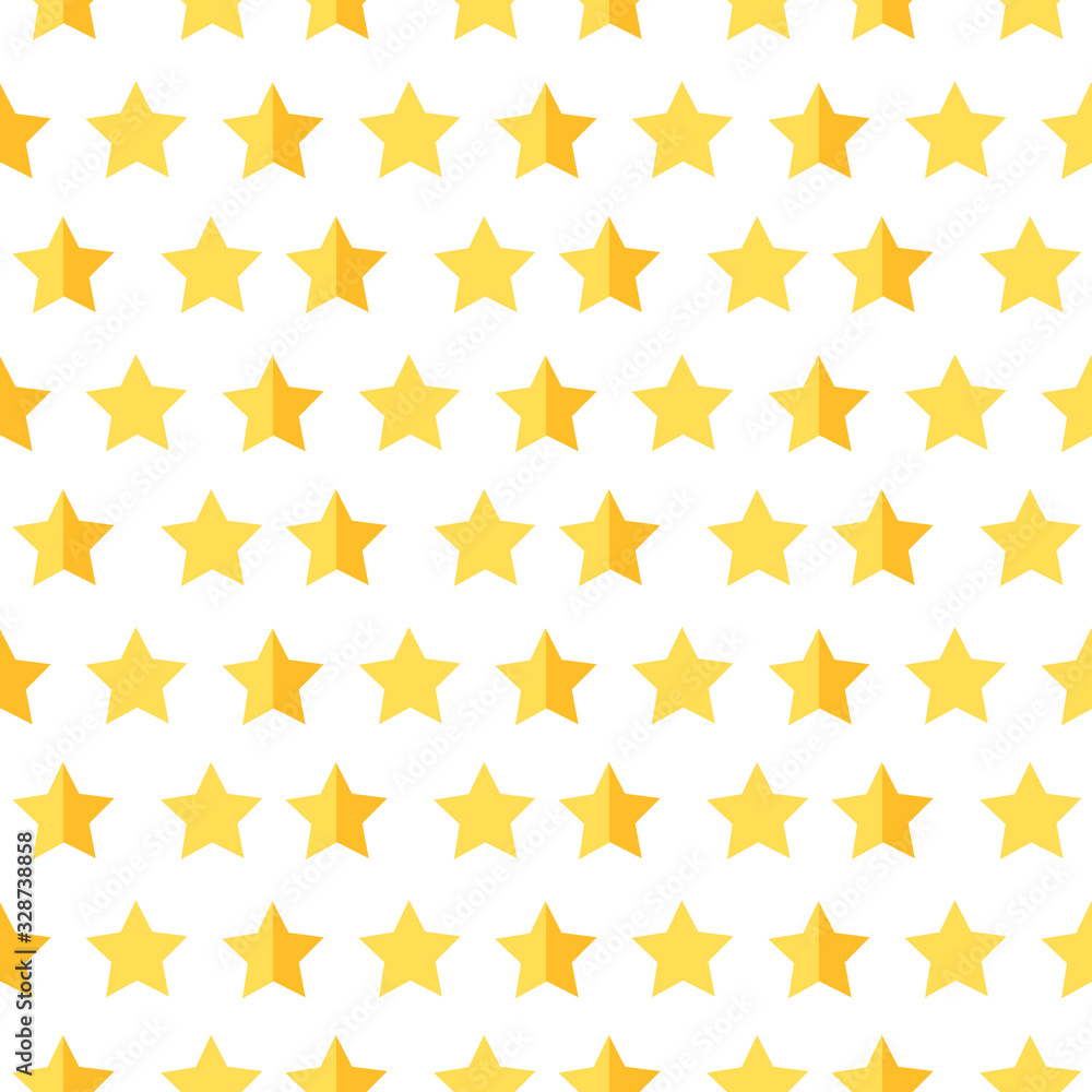 Golden stars seamless repeat pattern. Vector flat background for website. Simple style. Print for wrapping paper, textile. Golden stars seamless repeat pattern. Vector flat background for website. Simple style. Print for wrapping paper, textile.