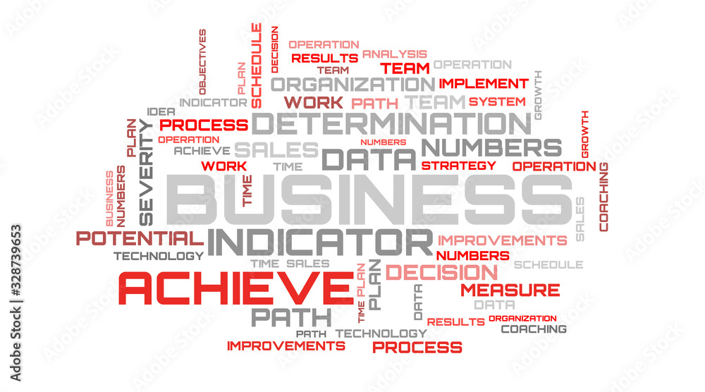 Business word collage on white background Business word collage on white background