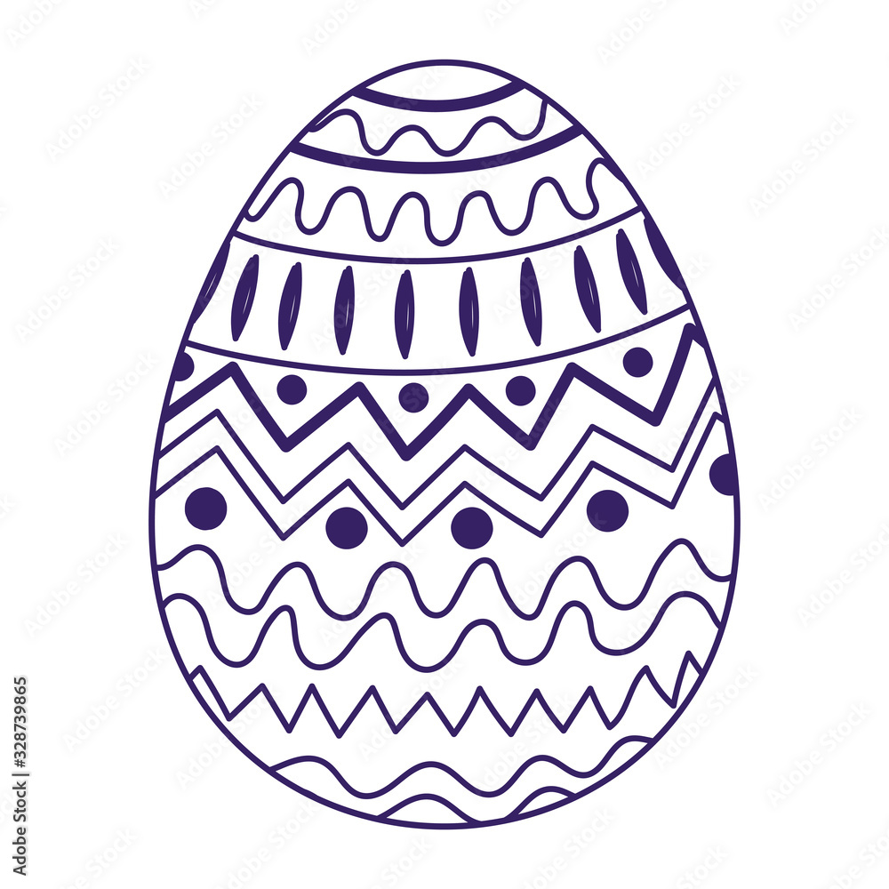 happy easter egg geometric decoration season icon happy easter egg geometric decoration season icon