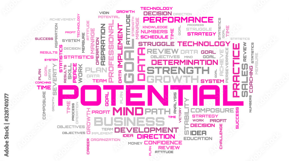 Fototapeta premium Beautiful business word cloud concept background