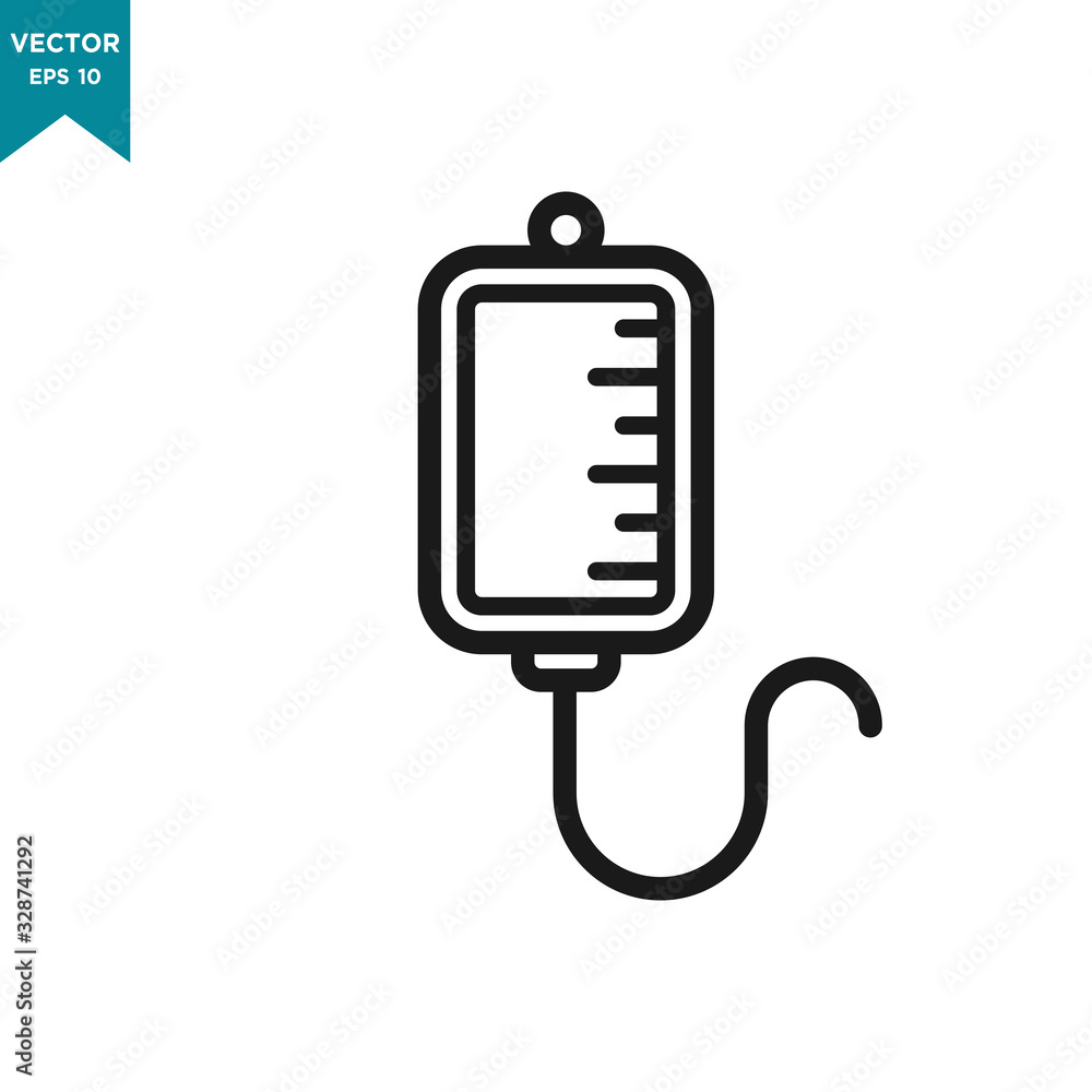infuse icon in trendy flat style, blood bag icon, iv bag,intravenous bag infuse icon in trendy flat style, blood bag icon, iv bag,intravenous bag