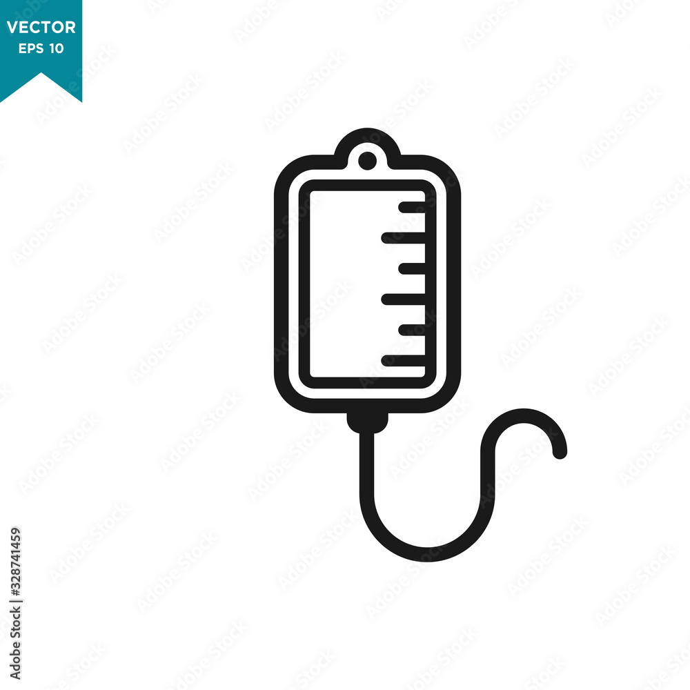 infuse icon in trendy flat style, blood bag icon, iv bag,intravenous bag infuse icon in trendy flat style, blood bag icon, iv bag,intravenous bag