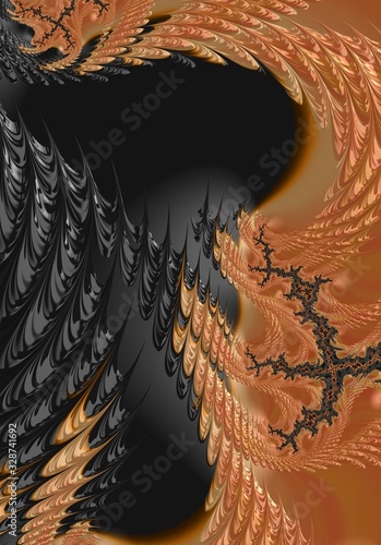 Fractal Abstract Art Background Wallpaper