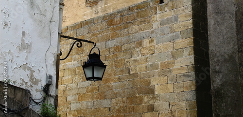street lamp with authentic architecture, street photography