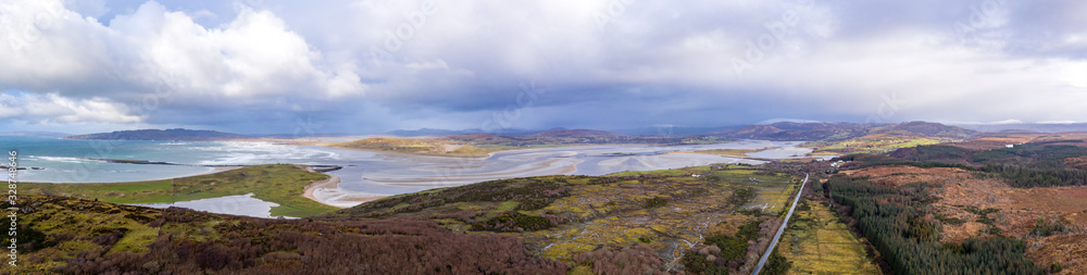 Gweebarra bay seen from Cashelgolan - County Donegal, Ireland