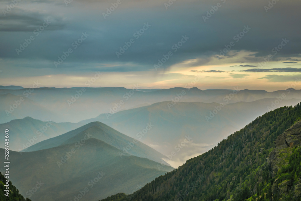Obraz premium Landscape view from 