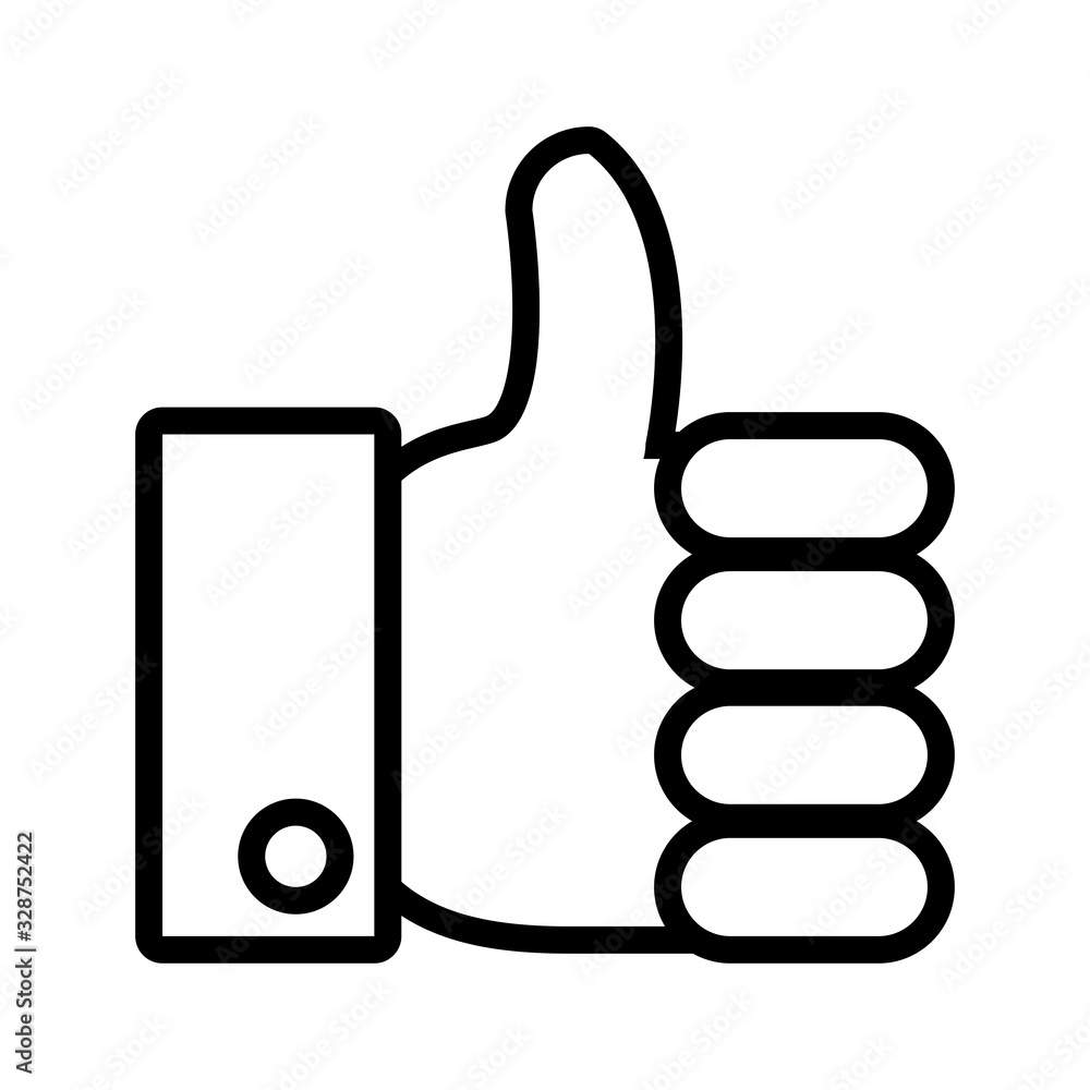 approval hands in white background approval hands in white background