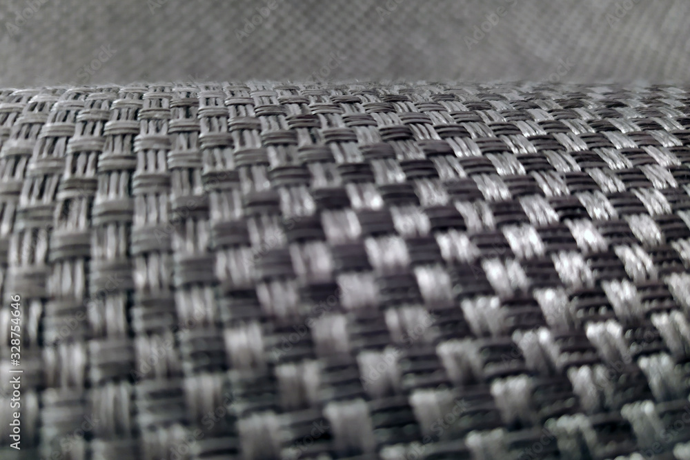 Obraz premium gray woven fabric for background