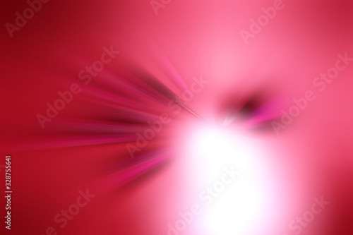 Fényképezés Abstract radial pink background with a bright spot