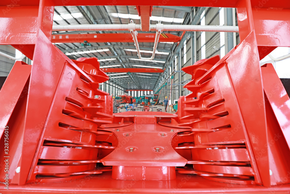 The parts of the forage harvester are in a factory, Luannan County, Hebei Province, China. The parts of the forage harvester are in a factory, Luannan County, Hebei Province, China.