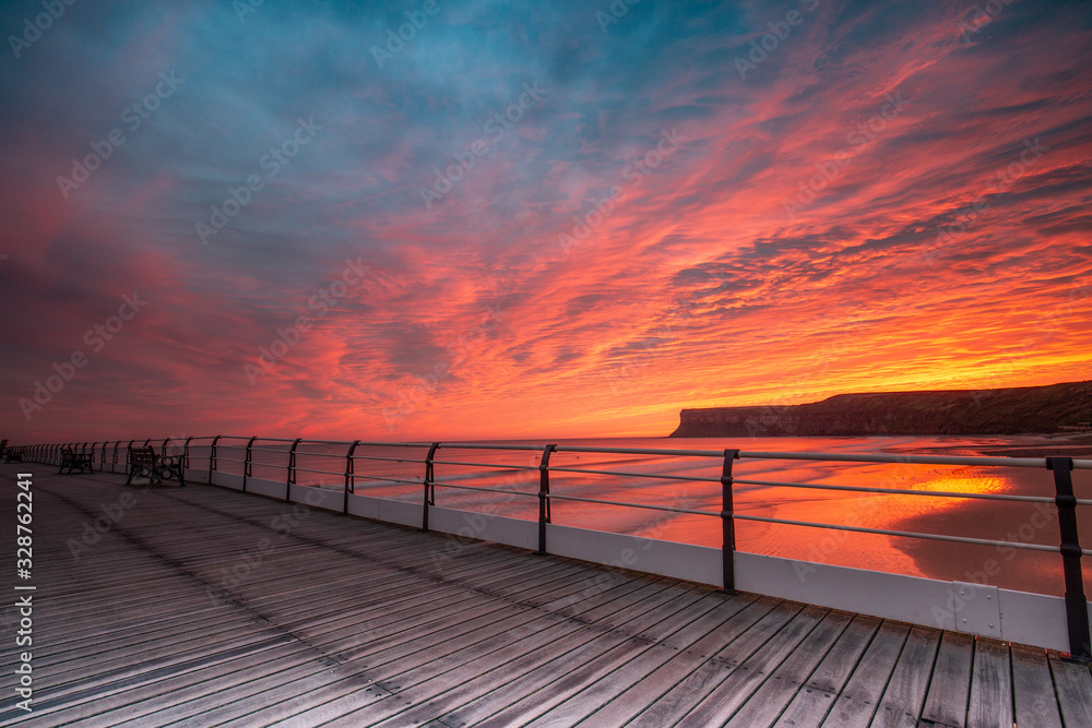 Saltburn Pier Sunrise
