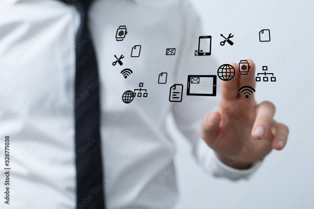 Cloud storage and Computing concept digital Cloud storage and Computing concept digital