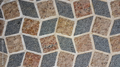 Wallpaper Mural rhombus  tile colors rock background Torontodigital.ca