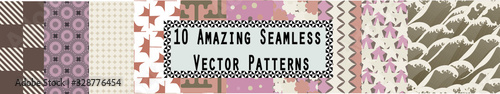 10 Amazing Seamless Vector Patterns